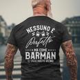 Nessuno É Perfetto Ma Come Barman Ciado Moltoicino T-shirt da uomo con stampa posteriore Regalos para ancianos