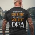 Nicht Im Ruhestandollzeit Opa Pensionation Pensionation Pensioner T-Shirt mit Rückendruck Geschenke für alte Männer