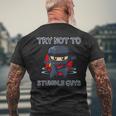 Ninja Moves Apparel T-shirt da uomo con stampa posteriore Regalos para ancianos