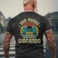 Non Posso Sto Giocando Console Gamer T-shirt da uomo con stampa posteriore Regalos para ancianos