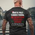 North Pole Correctional Weapons Charge For Having His Guns Men's T-shirt Back Print Gifts for Old Men