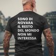 Novara Città Simpatica Uomo Donna Bambino Souvenir T-shirt da uomo con stampa posteriore Regalos para ancianos