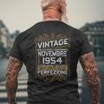 Novembre 1954Intage Maglia 70 Compleanno Anni Uomo Donna T-shirt da uomo con stampa posteriore Regalos para ancianos