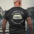 Nur Männer Aus Stahl Fahren Only From Sl T-Shirt mit Rückendruck Geschenke für alte Männer