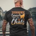 Objectif Deie Caresser Tout Les Chats Chat Humour T-shirt imprimé au dos Cadeaux pour les vieillards