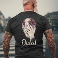 Oida For Hipster T-Shirt mit Rückendruck Geschenke für alte Männer