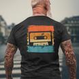 Oldschool Cassette Rétro Carénant Les Années 90 80 T-shirt imprimé au dos Cadeaux pour les vieillards