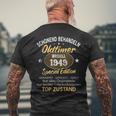 Oldtimer Baujahr 1949 Geborenintage 1949 Birthday T-Shirt mit Rückendruck Geschenke für alte Männer