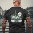 One Happy Dad Happy Camper Matching Family First Birthday Men's T-shirt Back Print Gifts for Old Men