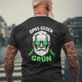 Opas Gegen Grüne Nein Danke T-Shirt mit Rückendruck Geschenke für alte Männer