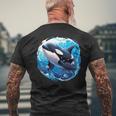 Orcas Orca T-Shirt mit Rückendruck Geschenke für alte Männer