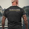 Oudenaarde Belgio T-shirt da uomo con stampa posteriore Regalos para ancianos