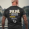 Papà 2025 Caricamento T-shirt da uomo con stampa posteriore Regalos para ancianos