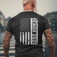 Patriotic Senior 2025 Usa Flag Vintage Senior Class Of 2025 Men's T-shirt Back Print Gifts for Old Men