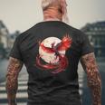 Phoenix Rising Fire Phoenix Bird Mythical Bird Rajeunissement Des Oiseaux T-shirt imprimé au dos Cadeaux pour les vieillards