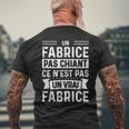 Phrase Drôle Personnalisée Humoristique Homme Chiant Fabrice T-shirt imprimé au dos Cadeaux pour les vieillards
