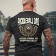 Pickleball Dad Just Like A Normal Dad Exeptery Cooler T-shirt da uomo con stampa posteriore Regalos para ancianos