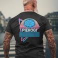 Pierogi Retro T-Shirt mit Rückendruck Geschenke für alte Männer