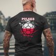 Polen Fußball Polska Fan-Trikot Mit Polnischer Flag T-Shirt mit Rückendruck Geschenke für alte Männer