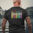 Provette Per Biochimica Chimica Biologia T-shirt da uomo con stampa posteriore Regalos para ancianos