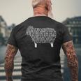 Psalm 23 Bibleerse Writing T-Shirt mit Rückendruck Geschenke für alte Männer