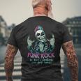 Punk Rock Is Gods Apology For Pop Music Abbigliamento Punk T-shirt da uomo con stampa posteriore Regalos para ancianos