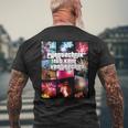 With Pyrotechnik Ist Keinerkommen Fire T-Shirt mit Rückendruck Geschenke für alte Männer