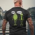 Quark Skimmed Curk Frog S T-Shirt mit Rückendruck Geschenke für alte Männer