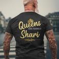 Queens Are Named SHARI Personalized Birthday Name Men's Back Print T-Shirt Gifts for Old Men