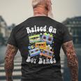 Raised On 90S Boy Bands Cassette Tape Retro T-Shirt mit Rückendruck Geschenke für alte Männer