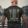 Rechenzentrum Garden Tools Rake Ladder Garden T-Shirt mit Rückendruck Geschenke für alte Männer