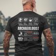 Regali Per Archeologi Archeologia Divertente T-shirt da uomo con stampa posteriore Regalos para ancianos