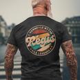 Régis L'homme Le Mythe La Légende Idée Cadeau Prénom Régis T-shirt imprimé au dos Cadeaux pour les vieillards