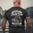 Reichet Mir Den Traktor Ihr Jester T-Shirt mit Rückendruck Geschenke für alte Männer