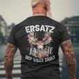 Replacement Dirndl Der Wille Zählt Deer Oktoberfest T-Shirt mit Rückendruck Geschenke für alte Männer