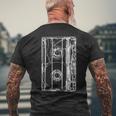 Retro 90S Costume Music Cassette T-Shirt mit Rückendruck Geschenke für alte Männer