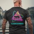 Retro Giaguaro Giaguari T-shirt da uomo con stampa posteriore Regalos para ancianos
