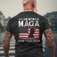 Retro I Am More Maga Now Than Ever Men's T-shirt Back Print Gifts for Old Men