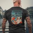 Riscaldamento Globale Global Warming Cambiamento Climatico T-shirt da uomo con stampa posteriore Regalos para ancianos