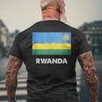 Ruanda Flag Jersey Ruanda T-Shirt mit Rückendruck Geschenke für alte Männer