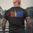 Saami Of Sapmi Flag T-Shirt mit Rückendruck Geschenke für alte Männer