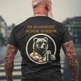 Saufen Bär Es Schmeckt Schon Wieder Wieder T-Shirt mit Rückendruck Geschenke für alte Männer