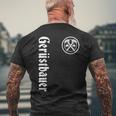 Scaffolding S T-Shirt mit Rückendruck Geschenke für alte Männer