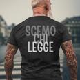 Scemo Chi Legge T-shirt da uomo con stampa posteriore Regalos para ancianos