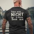 Schau Mich Nicht In Diesem Ton An Slogan T-Shirt mit Rückendruck Geschenke für alte Männer