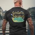 Schlaf-O Saurus Sleeping Tyrannosaurus Rex Dinosaur Sleep T-Shirt mit Rückendruck Geschenke für alte Männer