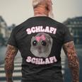 Schlafi Schlafi Hamster Hamster Hamstie Meme Sleep T-Shirt mit Rückendruck Geschenke für alte Männer