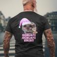 Schlafi Schlafi Sad Hamster Meme T-Shirt mit Rückendruck Geschenke für alte Männer