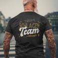 Schlager Fans Partner Look Schlager Team Schlager Outfit Costume T-Shirt mit Rückendruck Geschenke für alte Männer