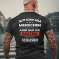 Schlesien Schlesier Deutschland Poland Slogan T-Shirt mit Rückendruck Geschenke für alte Männer